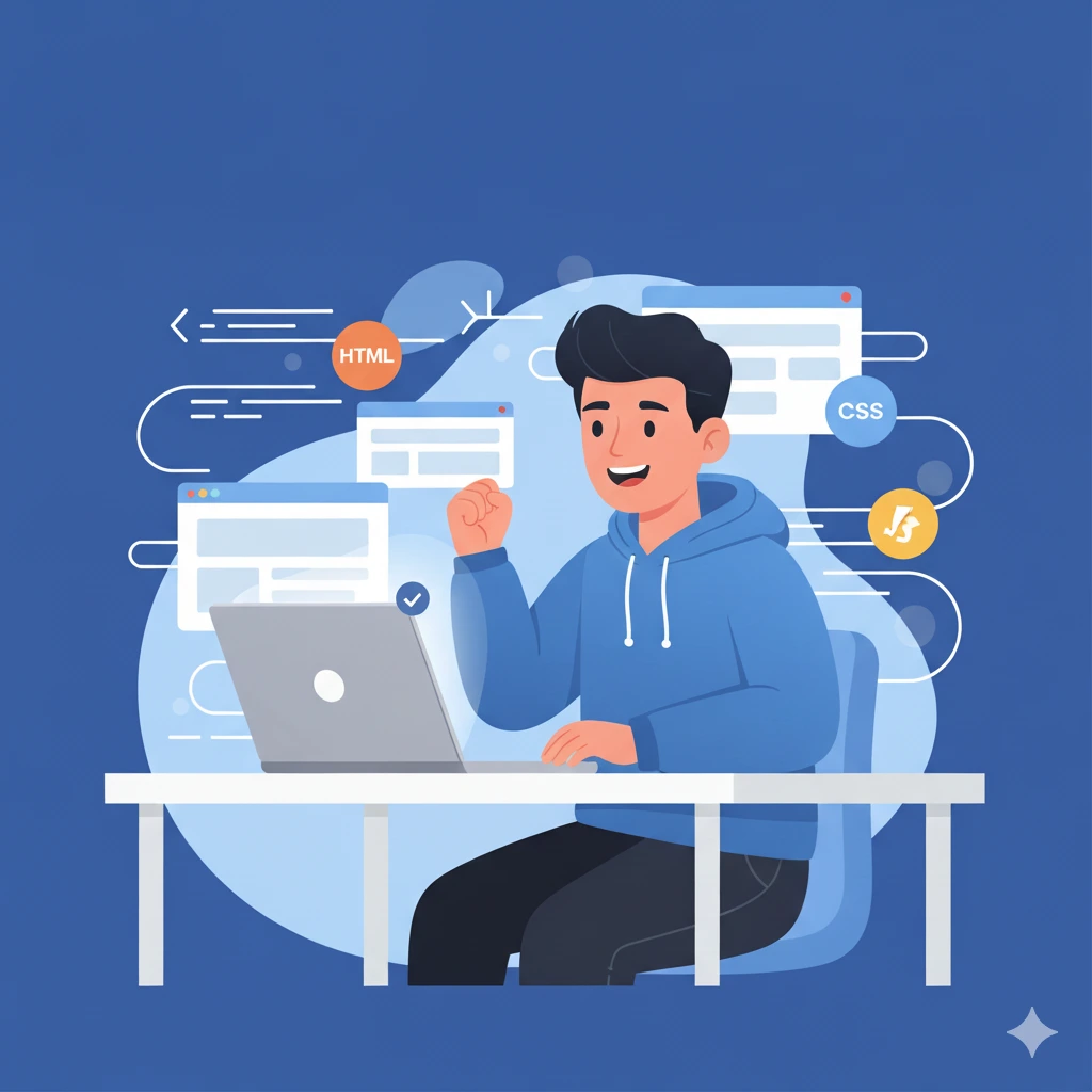 How to Get Your First Web Developer Job (Step-by-Step Guide 2025